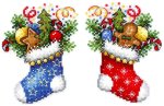 Christmas Stockings Plastic Canvas Ornament Kit (image for) Christmas Stockings Plastic Canvas Ornament Kit